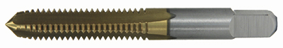HSS Type 24-AGN Titanium Nitride Straight Flute Hand Plug Tap